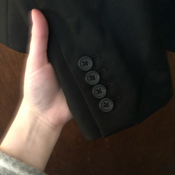 J Crew size 8 black blazer. - Picture 4 of 5